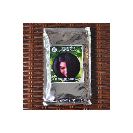 Dark Brown Henna Hair Color